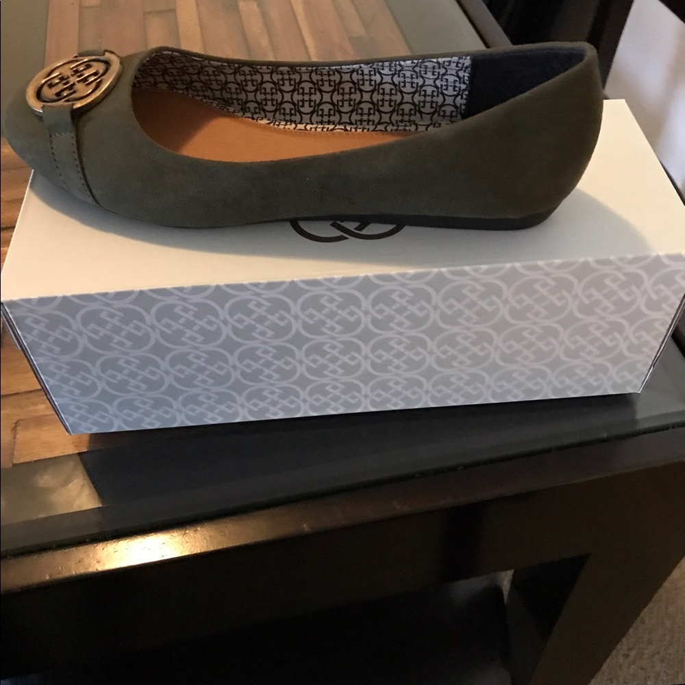 Olive Green Flats
